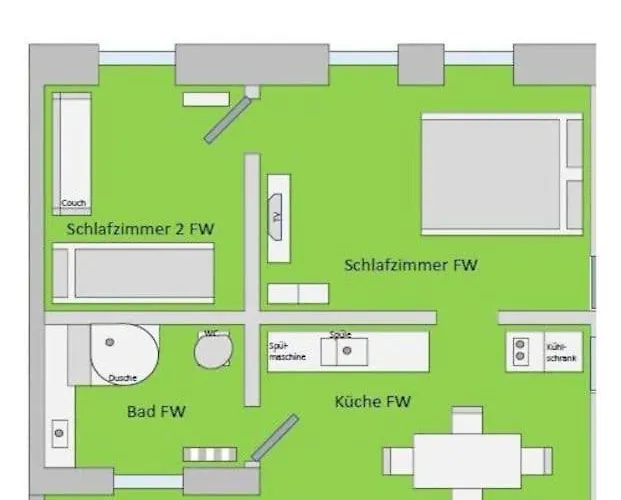 Neu ! Moderne Im Denkmal Mit Smarttv Laucha (Thuringia)